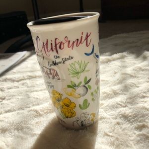 Starbucks California Ceramic Coffee Travel Tumbler